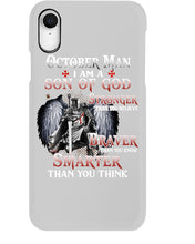 Load image into Gallery viewer, October Man Son Of God Birthday Meaningful Gift For Men Phone case