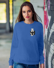 Load image into Gallery viewer, Cat In Your Front Pocket Great Gift For Cat Lovers Sweatshirt