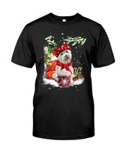 Load image into Gallery viewer, Cute Westie Christmas Night Gift For Dog Lovers Guys Tee