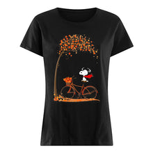 Load image into Gallery viewer, Snoopy Cartoon Movie Autumn Is Coming Gift For Fans Ladies Tee