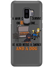 Load image into Gallery viewer, A Man Loves Beer And Dachshund Gift For Dog Lovers Phone case