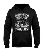 Load image into Gallery viewer, Husband And Wife Riding Partners For Life For Family Hoodie
