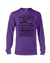 Load image into Gallery viewer, I'm A Spolied Husband But Not Yours - Awesome Wife Was Born In February Unisex Long Sleeve