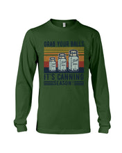 Load image into Gallery viewer, Grab Your Balls It's Canning Season Retro Vintage Unisex Long Sleeve
