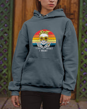 Load image into Gallery viewer, I Do What I Want Skull Sunflower Special Custom Design Hoodie