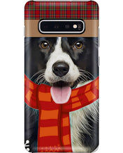Load image into Gallery viewer, Santa Border Collie In Stock Gift For Dog Lovers Phone case