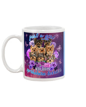 Load image into Gallery viewer, A Girl Loves Yorkshire Terrier Gift For Dog Lovers Mug