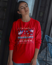 Load image into Gallery viewer, I'm Lonely I Miss My Husband Butterfly Gift For Lover Unisex Long Sleeve