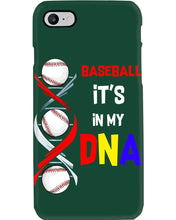 Load image into Gallery viewer, Baseball Be My DNA Gift For Sport Lovers Phone case