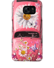 Load image into Gallery viewer, Pink Phone Case With Flowers And Butterfly Gift For Pink Lovers Phone case