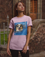 Load image into Gallery viewer, Australian Shepherd In Denim Pocket Gift For Dog Lovers Guys Tee
