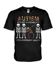 Load image into Gallery viewer, Autism It's A Different Ability Gift For Autism People Guys V-Neck