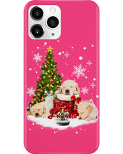 Load image into Gallery viewer, Funny Golden Retrievers Sleep In Red Boots Gift For Dog Lovers Phone case