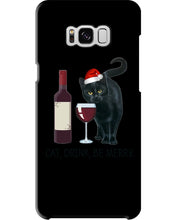 Load image into Gallery viewer, Cat Drink And Be Merry Meaningful Gift For Women Phone case