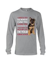 Load image into Gallery viewer, German Shepherd I Wanted You I Loved You Gift For Dog Lovers Unisex Long Sleeve
