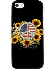 Load image into Gallery viewer, Peace Sign Sunflower Birthday Gift For Girls Phone case