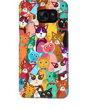 Load image into Gallery viewer, Colorful Cartoon Cat Face Gift For Cat Lovers Phone case