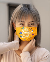 Load image into Gallery viewer, Butterfly Live Laugh Love Gift For Lover Cloth Face Mask