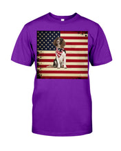 Load image into Gallery viewer, Lovely Phone Case With US Flag Gift For Spaniel Lovers Guys Tee