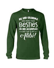 Load image into Gallery viewer, Me And Grandma Are More Than Besties Custom Gift For Family Unisex Long Sleeve