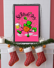 Load image into Gallery viewer, Basketball Saint Patrick's Day Gift For Basketball Lovers Vertical Poster