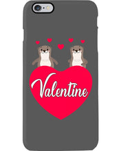 Load image into Gallery viewer, Couple Otter Valentine's Day Gift For Otter Lovers Phone case