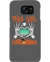Load image into Gallery viewer, This Girl Loves Halloween Gift For Girls Phone case