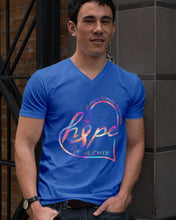 Load image into Gallery viewer, Hope For A Cure Multiple Sclerosis Awareness Guys V-Neck