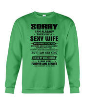 Load image into Gallery viewer, Gift For Husband Taken By A November Sexy Wife Who Happens To Cuss A Lot Sweatshirt