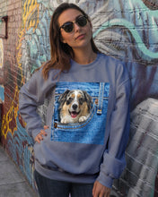 Load image into Gallery viewer, Australian Shepherd In Denim Pocket Gift For Dog Lovers Sweatshirt