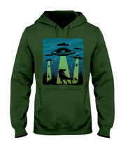 Load image into Gallery viewer, UFA Dinosaur T Rex Sky Full Of Stars Hoodie