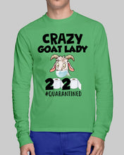 Load image into Gallery viewer, Crazy Goat Lady 2020 Quarantined Gift For Goat Lovers Unisex Long Sleeve