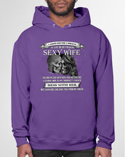 Load image into Gallery viewer, Shes Stubborn Messy And A Brat At Times Black Gift For Husband Hoodie