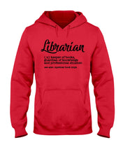 Load image into Gallery viewer, Librarian Keeper Of Books Guardian Of Knowledge Custom Gift For Librarian Hoodie