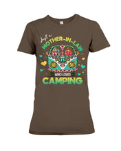 Load image into Gallery viewer, Just A Mother-in-law Who Loves Camping Trending Ladies Tee