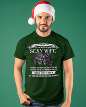 Load image into Gallery viewer, Shes Stubborn Messy And A Brat At Times Black Gift For Husband Guys Tee