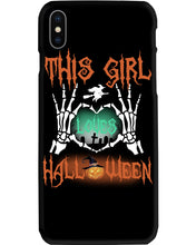 Load image into Gallery viewer, This Girl Loves Halloween Gift For Girls Phone case