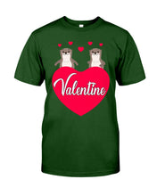 Load image into Gallery viewer, Couple Otter Valentine's Day Gift For Otter Lovers Guys Tee