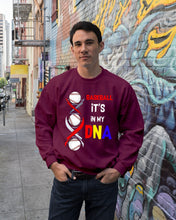 Load image into Gallery viewer, Baseball Be My DNA Gift For Sport Lovers Sweatshirt
