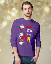 Load image into Gallery viewer, Baseball Be My DNA Gift For Sport Lovers Unisex Long Sleeve