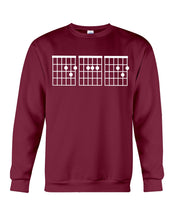 Load image into Gallery viewer, Vintage Funny Guitar Chords Custom Gift For Guitar Lovers Sweatshirt