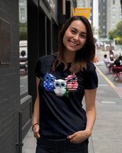 Load image into Gallery viewer, Lovely Phone Case Three Owl With US Flag Gift For Owl Lovers Ladies Tee