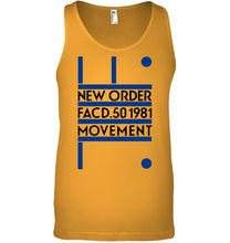 Load image into Gallery viewer, New Order Facd 501981 Movement Simple Unique Custom Design Unisex Tank Top