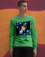 Load image into Gallery viewer, Lovely Phone Case Twinkling Blue Heart Gift For Goat Lovers Unisex Long Sleeve