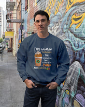 Load image into Gallery viewer, The Quarantine Time With Yarn And Coffee Gift For Women Sweatshirt