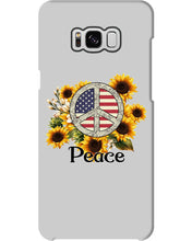 Load image into Gallery viewer, Peace Sign Sunflower Birthday Gift For Girls Phone case