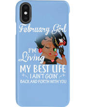 Load image into Gallery viewer, Betty Boop February Girl Living My Best Life Birthday Meaningful Gift Phone case