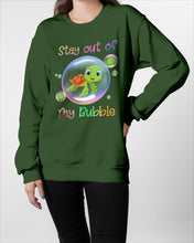 Load image into Gallery viewer, Vintage Funny Stay Out Of My Bubble Gift For Turtle Lovers Sweatshirt