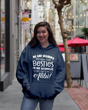 Load image into Gallery viewer, Me And Grandma Are More Than Besties Custom Gift For Family Hoodie