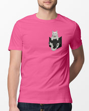 Load image into Gallery viewer, Cat In Your Front Pocket Great Gift For Cat Lovers Guys Tee